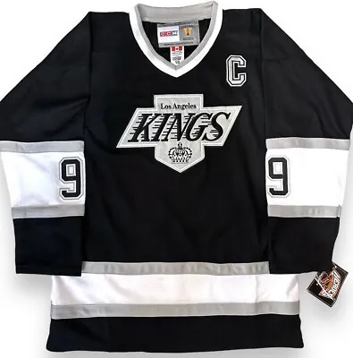 Wayne Gretzky Los Angeles Kings CCM Throwback Jersey - Black (Men's Sizes) • $149.95