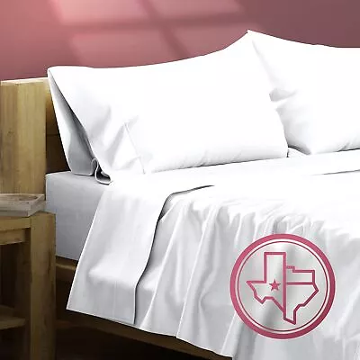 Egyptian Cotton King White Bed Sheets - 800 Thread Count 4 Piece King Sheet S... • $138.32