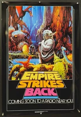 The Empire Strikes Back NPR Radio Poster Licensed Reprint  *Hollywood Posters* • $59