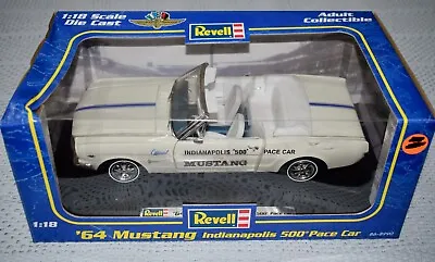 Revell 1964 White Ford Mustang Indianapolis 500 1:18 Scale Pace Car ~ NOS ~ #58 • $45