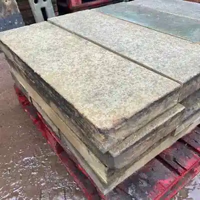 Reclaimed Flat Wall Coping Stones - 300mm X 70mm - Price Per Linear Foot • £30