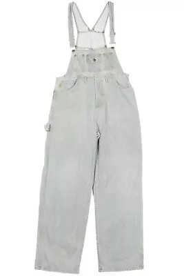 Vintage ANVIL Denim Dungarees | 36 X 32 | Overalls Thick Heavy Workwear 90s AD99 • £41.99