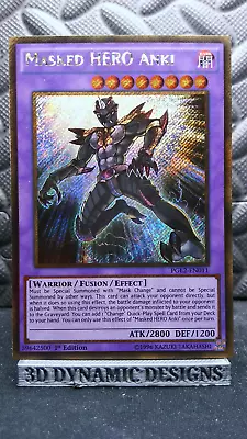 | Yugioh Masked HERO Anki PGL2-EN011 Gold Secret Rare NM- 🔥 | • $2.67