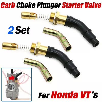 2 For Honda Shadow VT500 600 700 Carburetor Carb Choke Plunger Starter Valve Kit • $12.99