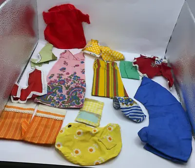 Vintage Barbie Cut And Sew Doll Clothes Sewing Handmade Stripes Used Lot A • $17.99