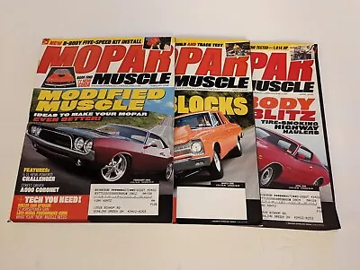 Lot Of 3 Mopar Muscle Magazines 2008 Feb March & Apr • $19.99