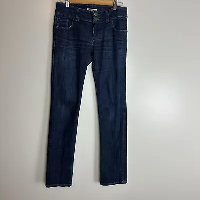 Cabi Straight Jeans Womens Size 4 Dark Wash Med Rise • $19.99