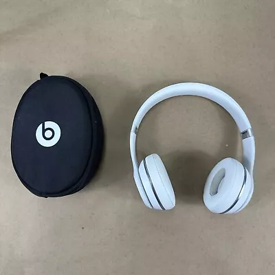 Beats By Dre Solo 3 Wireless On-Ear Headphones White 👍 Tested/Working • $69.99