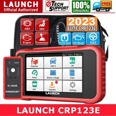 LAUNCH CRP123E Car OBD2 Scanner Code Reader Engine ABS SRS Diagnostic Scan Tool • $275