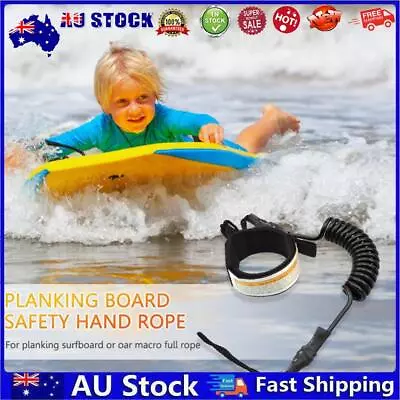 AU Safety Surfing Hand Rope Stand Up Paddle Board Leash For Surfboard (Black) • $16.29