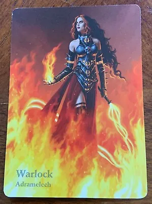 Mage Wars Warlock Alt Art Promo - Adramelech • $9.99