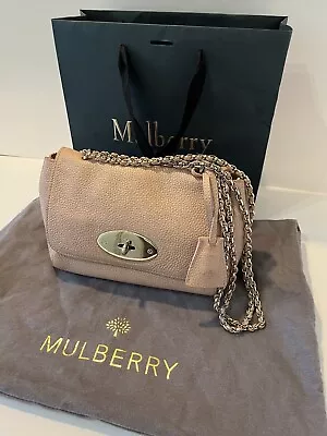 MULBERRY Regular Lily In Pale Pink RRP £1095 • £375