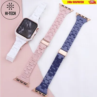 $8.09 • Buy Luxury Apple Watch IWatch Band Series SE 8 7 6 5 4 3 2 Case 41 45mm Watch Band