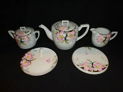 Vintage Hand Painted Noritake Azalea Pattern Tea Set • $124