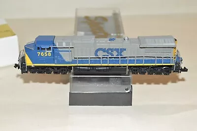 N Scale Bachmann Spectrum CSX Transportation RR GE -8-40CW Locomotive Train • $18.50