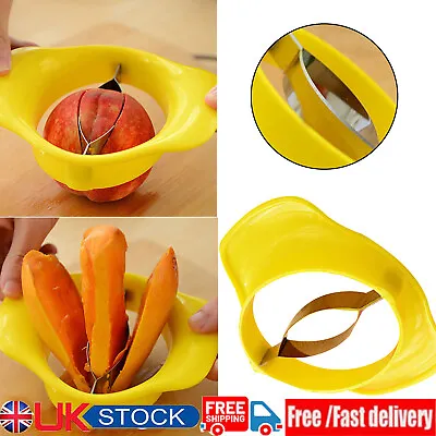 Easy Slicer Mango Cutter Corer Peeler Slicer With Holder Kitchen Gadget Tools • £6.59