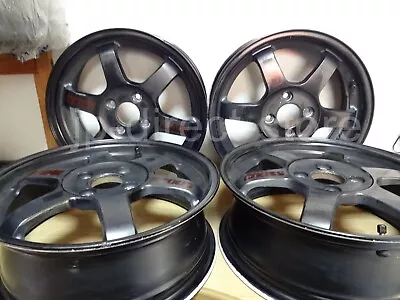 $1499.99 • Buy RAYS Volk Racing TE37C Aluminum 15 Inch 5.5j+45 Matte Black 4x100 Hub 65mm
