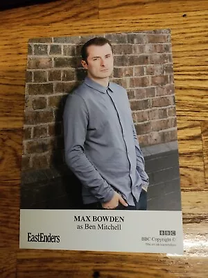 Max Bowen (EASTENDERS) UNSIGNED CAST CARD • £10