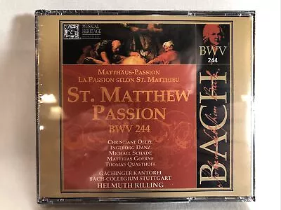 Bach: St. Matthew Passion BWN 244 Helmuth Rilling Conductor CD 3-Disc Set New • $19.90