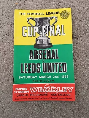 Arsenal V Leeds United League Cup Final 02.03.1968 • £0.99