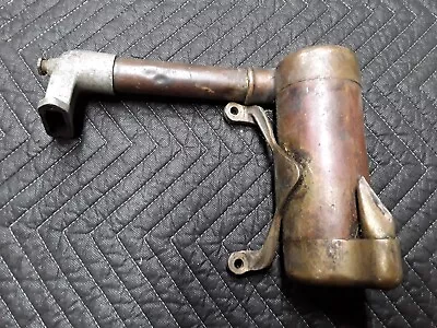 Ferro Rowboat Motor Exhaust Pipe And Muffler Antique Outboard 1915 1916 1917 • $300