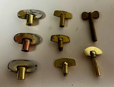 Clock Winder Keys Brass Steampunk Lot Diy Alarm Toy Antique Vintage • $18.87