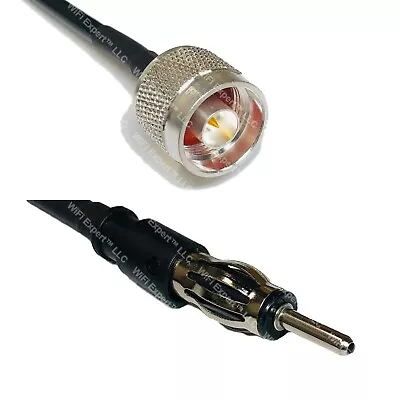 RFC240UF N MALE To AM/FM MALE RF Cable FAST-SHIP LOT • $15.80