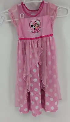 Disney Girls Minnie Mouse Fantasy Gown Nightgown | Size 4T • $14