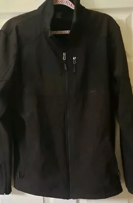 Snozu Performance Jacket Large Black Softshell Waterproof Zip Up Men Outdoor  • $20
