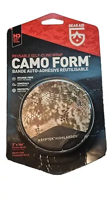 GEAR AID Camo Form Reusable Self-Cling Wrap 2  X 144  - Highlander • $15.95