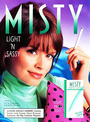 Misty Cigarette Ad #39 Rare 1997 Vintage Out Of Print  • $9.99
