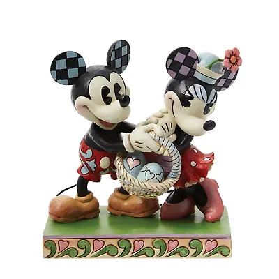 Jim Shore 6014317 Springtime Sweethearts - Mickey & Minnie Easter Disney Traditi • $75