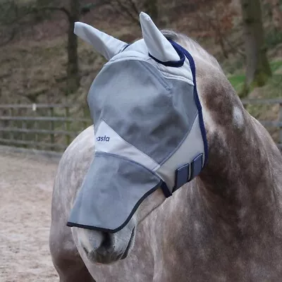Masta Fly Mask With Ear & Nose Protection Grey • £23.95