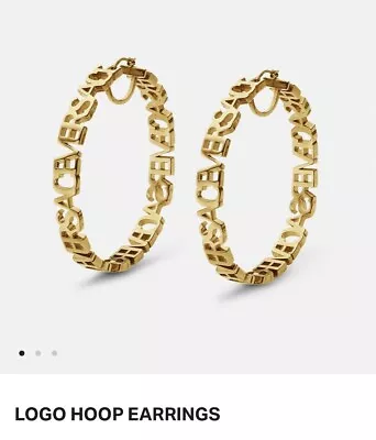 Authentic Versace Hoop Earrings  • $220