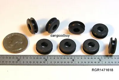 Rubber Grommet To Fit 7/16  Hole In 1/8  Thick Panel - 1/4  Inner Diameter • $6