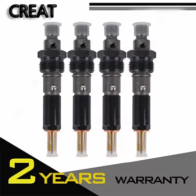 4 PCS Fuel Injectors J919331 For Case-IH Skid Steer 1840 1845C Backhoe 580 Super • $124.75