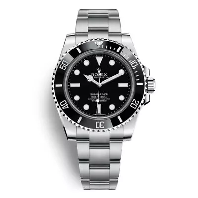 Rolex Submariner 114060 No Date Black Dial Ceramic Bezel 40 Mm Scrambled • $9500