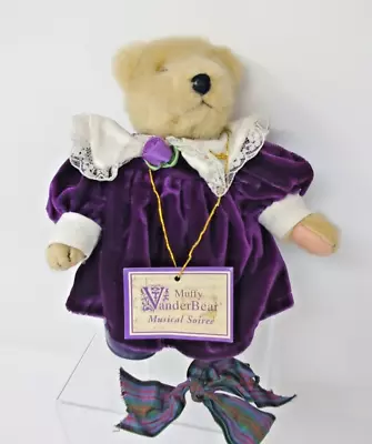 Muffy VanderBear MUSICAL SOIREE Bear Purple Velvet Dress  • $7.95