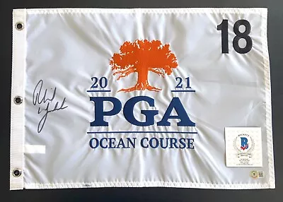 Phil Mickelson Signed 2021 Pga Championship Flag Kiawah 2004 Masters Liv Bas • $524.99