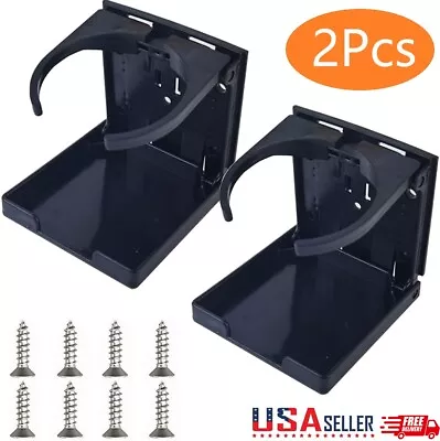 2Pcs Adjustable Beverage Holder Wall-Mounted Foldable Cup Holder For Car Use USA • $10.55