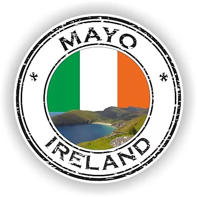 Mayo Ireland Waterproof Vinyl Flag Sticker • $2.49