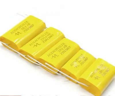 2pcs 250V 0.68-47uF MKP Non-Polarity Capacitor Audio Divider Crossover Capacitor • $2.47