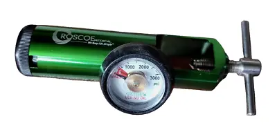 Roscoe Medical RMI-04ST Pediatric Oxygen Tank Regulator 0-4 LPM CGA-870 • $36.94