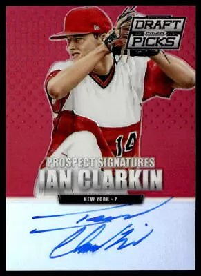 2013 Panini Prizm Draft Picks Ian Clarkin Prospect Auto Red /100 NY Yankees • $3.99