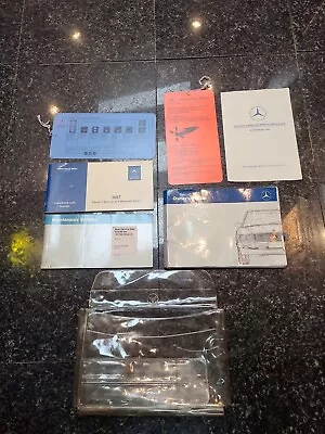 1987 Mercedes 560SL Owners Manual Set Maintenance Booklet Holder Etc R107 Oem • $650