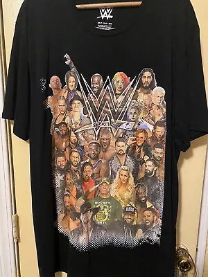 WWE Wrestling Superstars Group Black Tshirt 3XLT  Cena Undertaker • $20