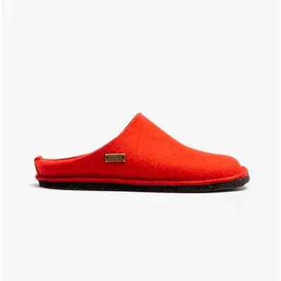 Haflinger SOFT Ladies Wool Slippers Red • £48
