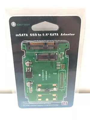 New IOCrest SY-ADA40050 Mini SATA SSD 50mm To 2.5  SATA Adapter Free Shipping • $12.99