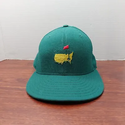 Vtg 1996 Masters Golf New Era Greg Norman Wool Made In USA Fitted Hat Size 7 • $99.99