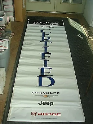 Vintage Chrysler Mopar Jeep Plymouth Dodge Used Car Dealer Ship Banners Flag • $69.95